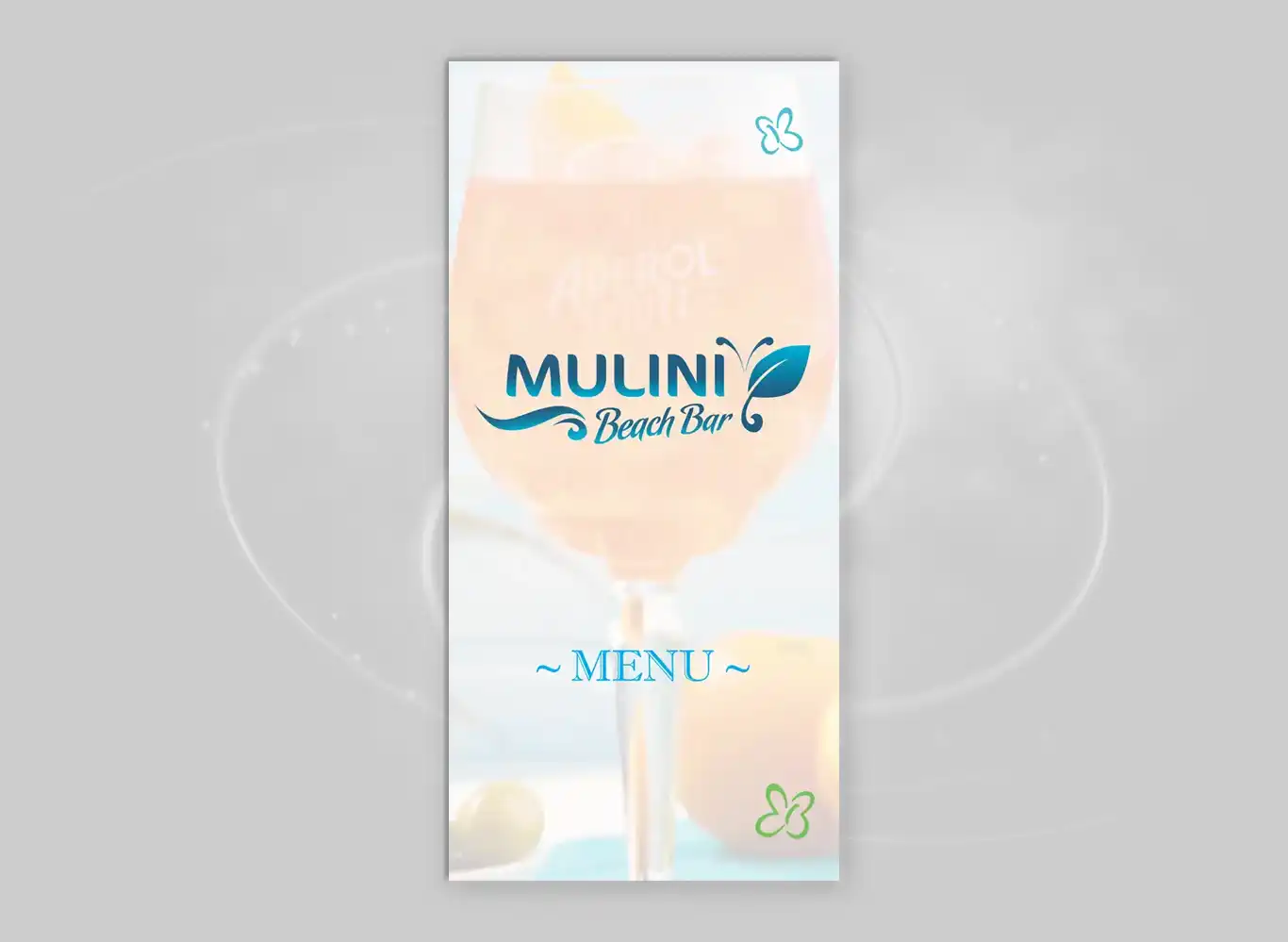 Dizajn trodjelnog menu-a / cjenika (A4 format na 1/3)